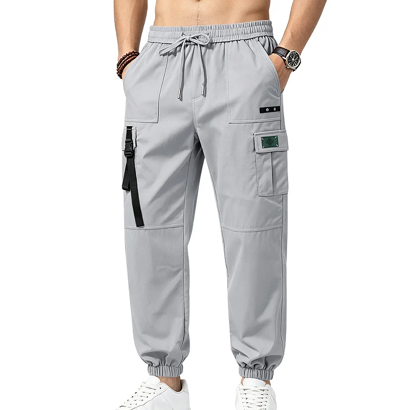 Men's Multi-Pocket Cargo Pants - Loose Fit, Hip Hop, Streetwear wholesale view 2