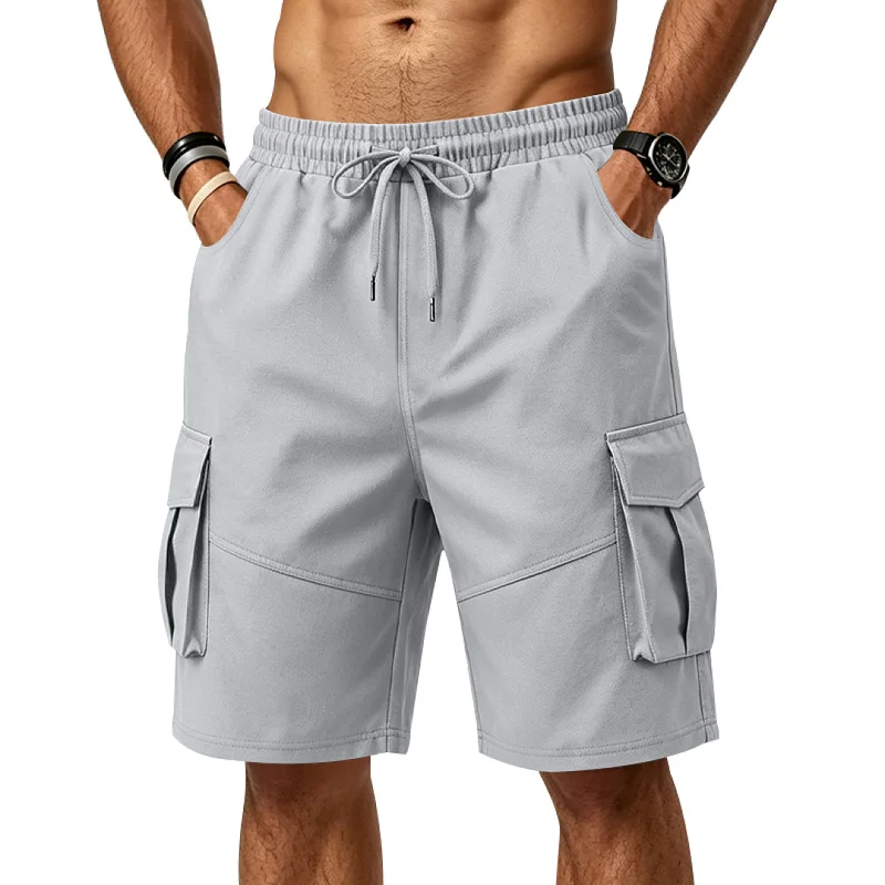 Men's Outdoor Cargo Shorts - Loose Fit, Drawstring, Quick Dry wholesale view 3