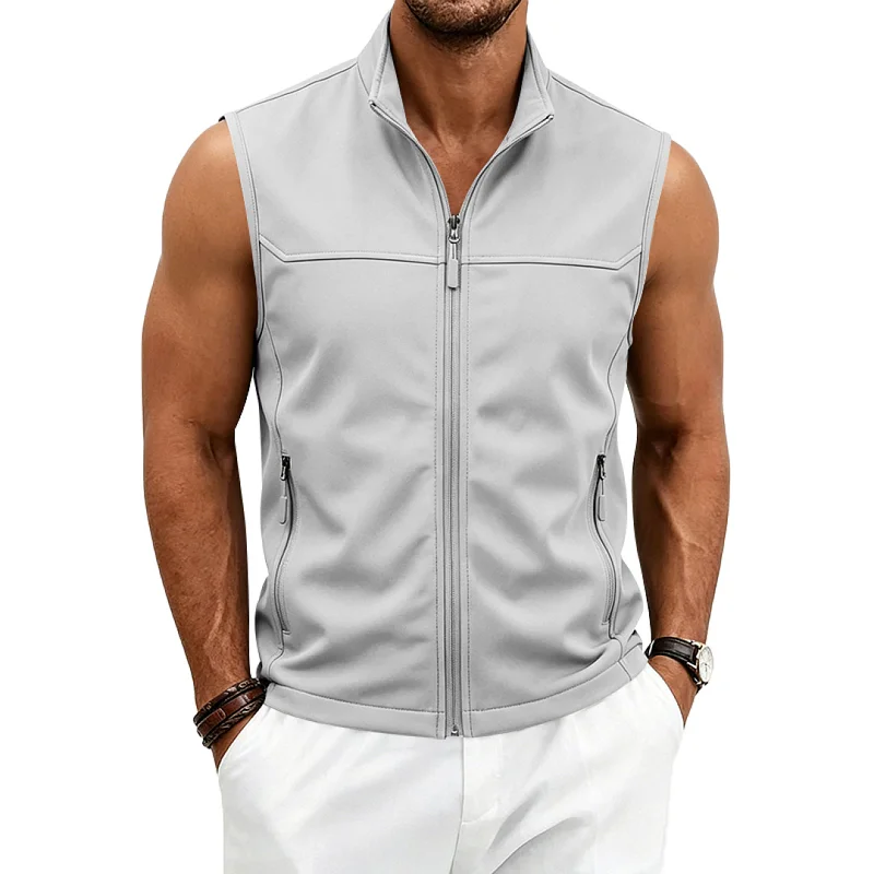 Men's Tactical Outdoor Vest - Breathable Pifu Utility Gilet wholesale view 6