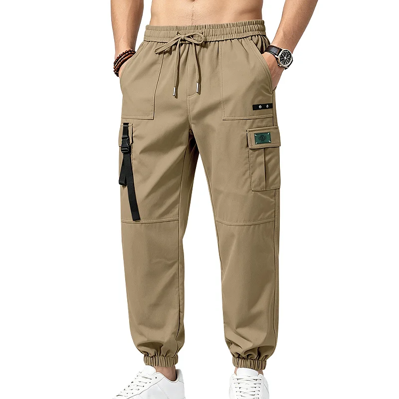 Men's Multi-Pocket Cargo Pants - Loose Fit, Hip Hop, Streetwear wholesale view 3