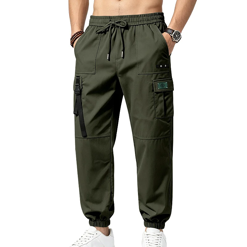 Men's Multi-Pocket Cargo Pants - Loose Fit, Hip Hop, Streetwear wholesale view 4
