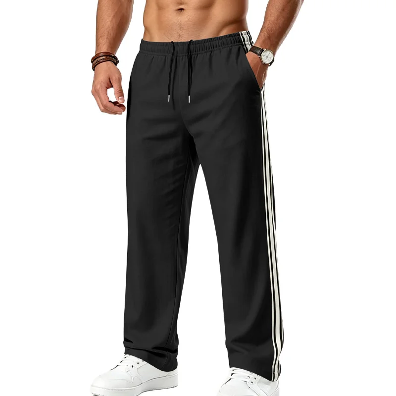 Men's Loose Fit Jogger Pants - Quick Dry, Tapered wholesale front view