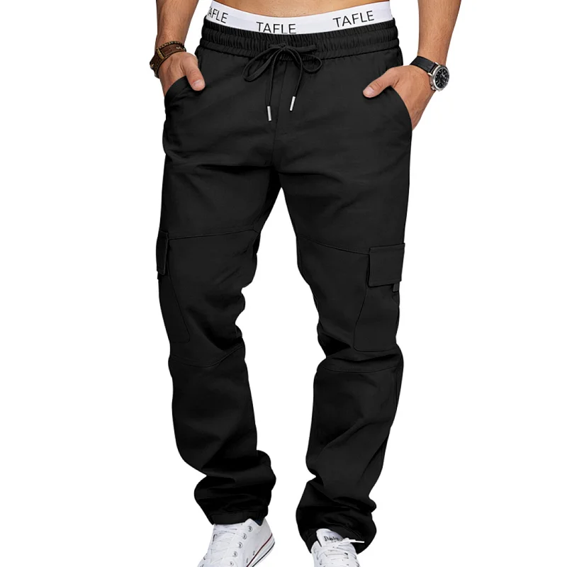 Men's Tactical Cargo Pants - Outdoor Casual Stretch Trousers wholesale front view