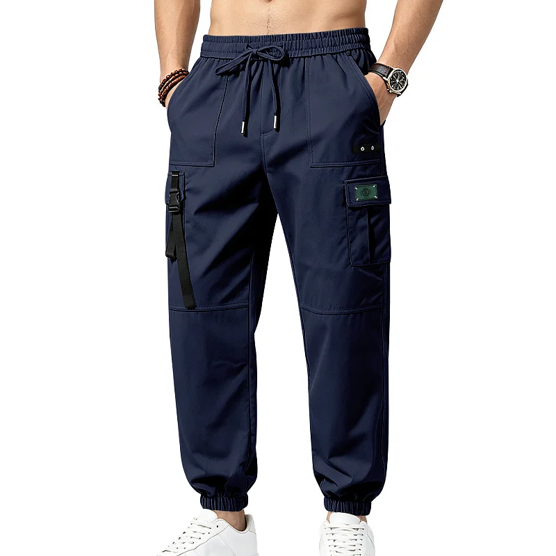 Men's Multi-Pocket Cargo Pants - Loose Fit, Hip Hop, Streetwear wholesale view 6