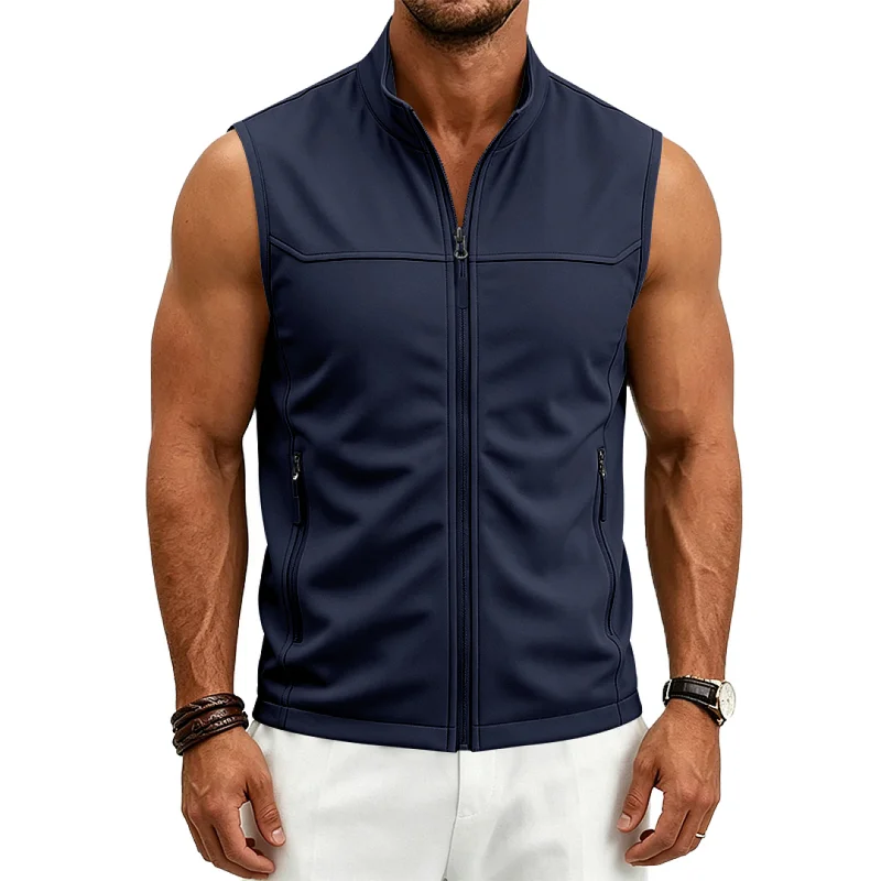 Men's Tactical Outdoor Vest - Breathable Pifu Utility Gilet wholesale view 5