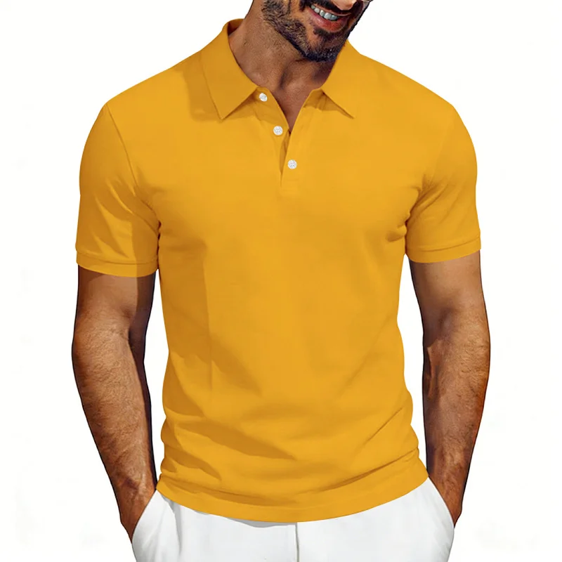 Men's Pique Polo Shirt Quick-Dry Breathable Casual Summer wholesale view 5